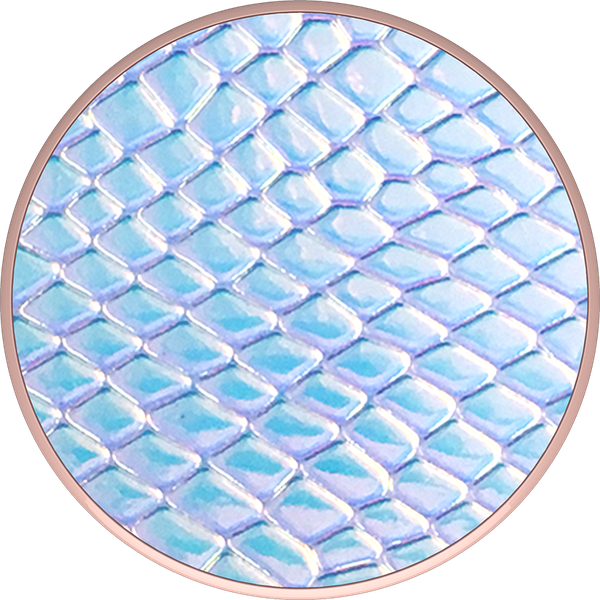 PopSocket Iridescent Snake Swappable PopGrip - White